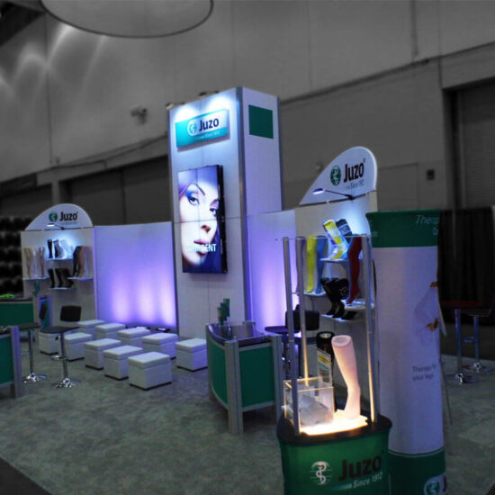 juzo 20x50 custom modular booth