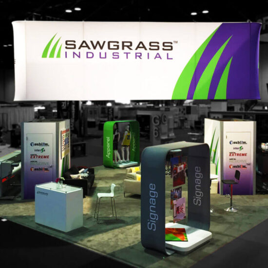 sawgrass 20x20 custom modular booth 3