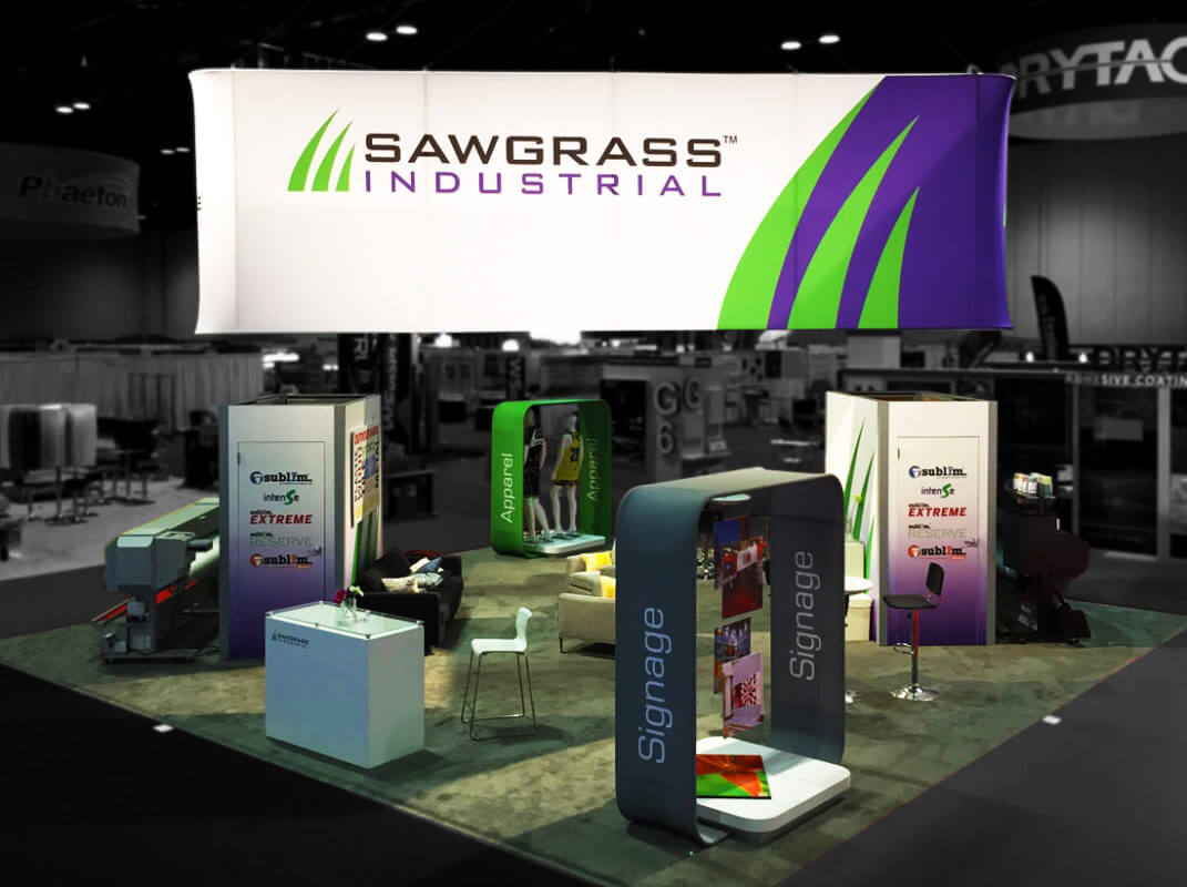 sawgrass 20x20 custom modular booth 3